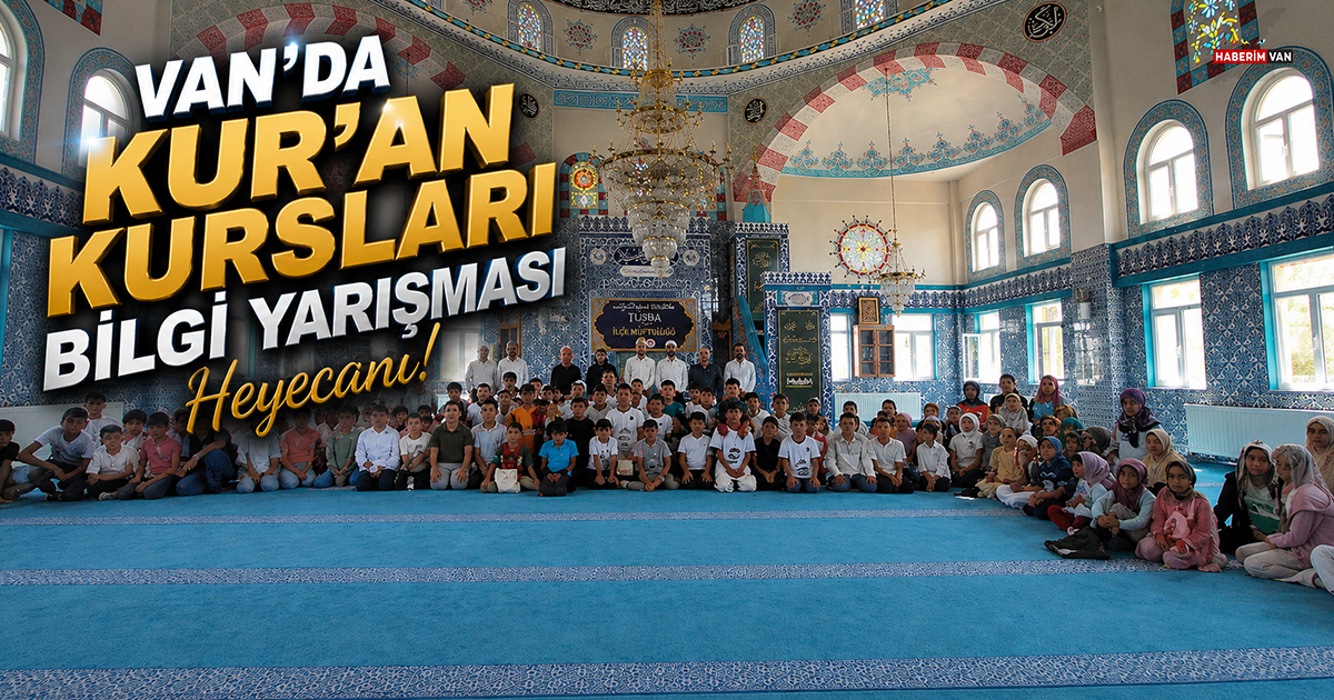 Van’da Kur’an Kurslarında Bilgi Yarışması