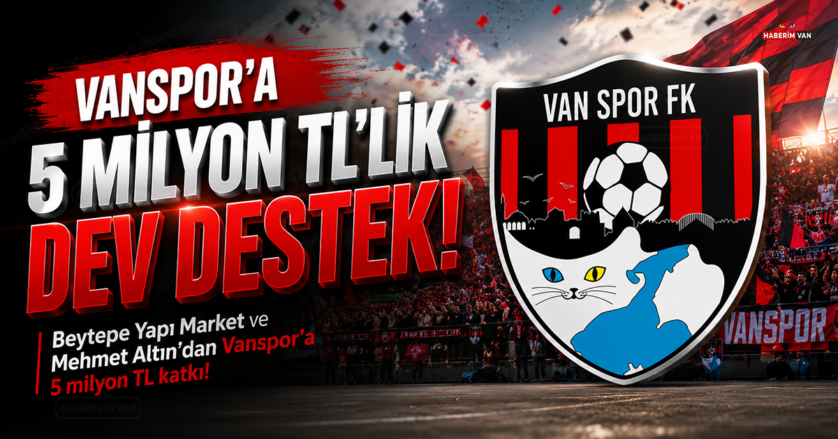 Vanspor'a Beytepe Yapı Market'ten 5 milyon TL'lik destek