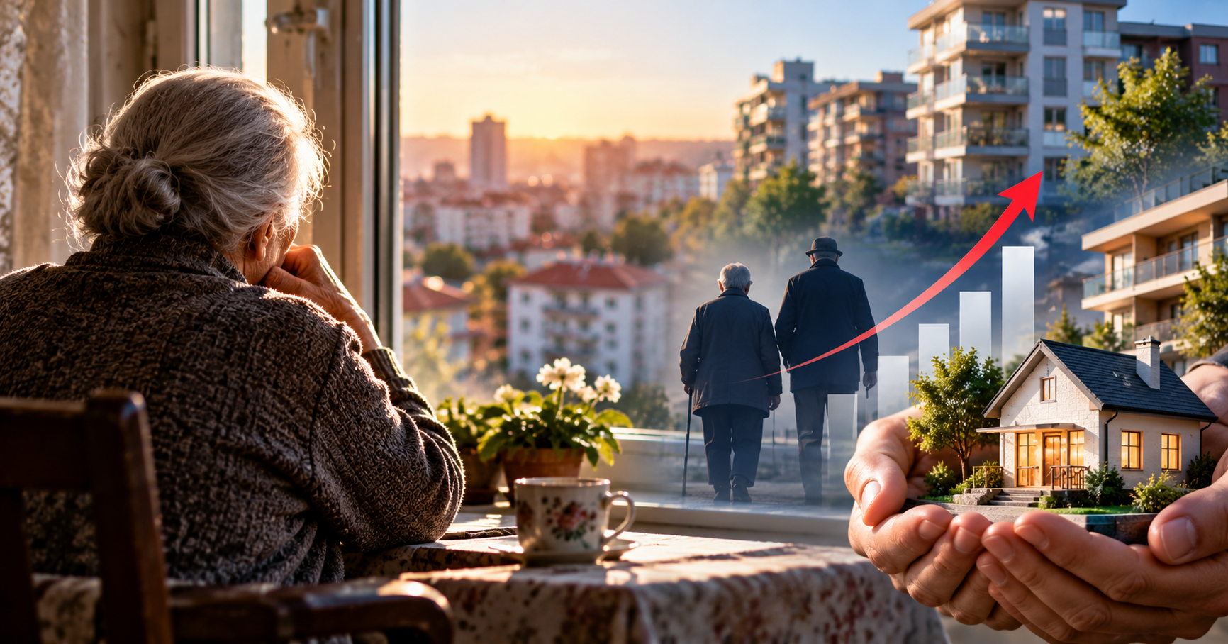Yalnız yaşayan yaşlıların sayısı 2 yılda yüzde 10 arttı: Konutlarda yeni dönem