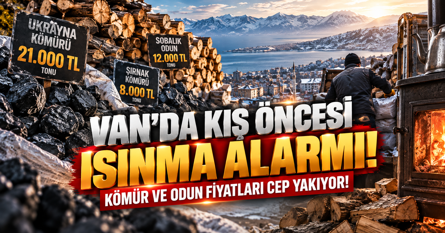 Van’da Kış Öncesi Isınma Alarmı: Kömür ve Odun Fiyatları Cep Yakıyor!